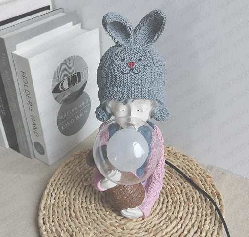 Kinder Kreative Harz Tischlampe – Niedliche Dekorative Beleuchtung fürs Kinderzimmer