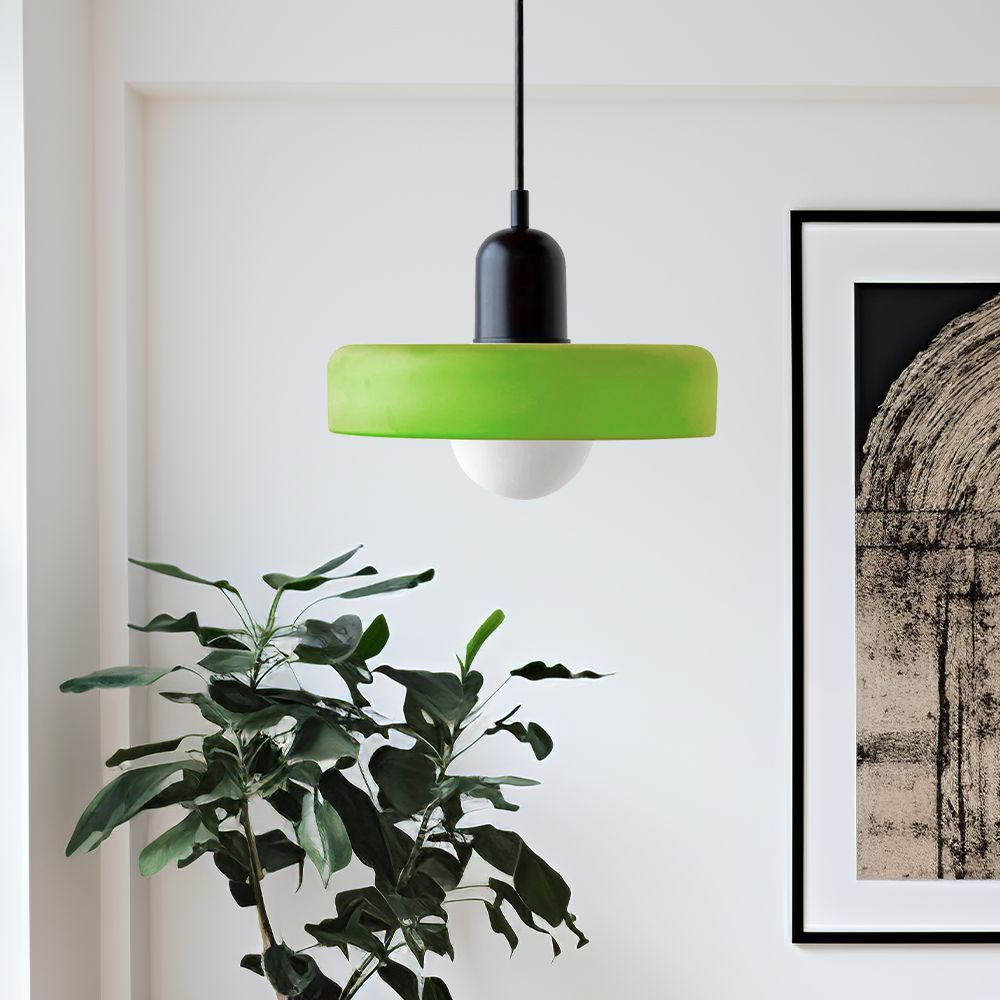 Modern glass pendant light dining room | Dimmable pendant lamp for living room