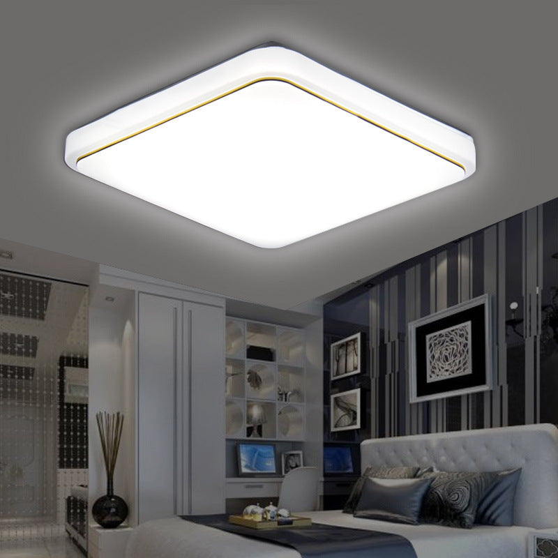 Einfache quadratische Deckenlampe, Wohnzimmer-/Schlafzimmer-Deckenlampe