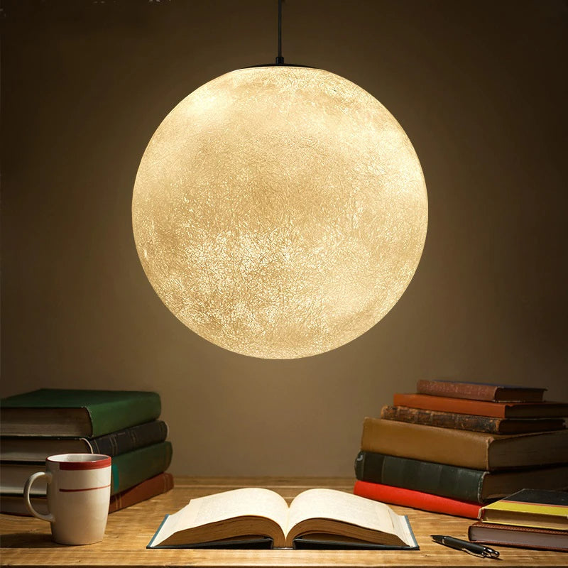 3D-Mond Pendelleuchte