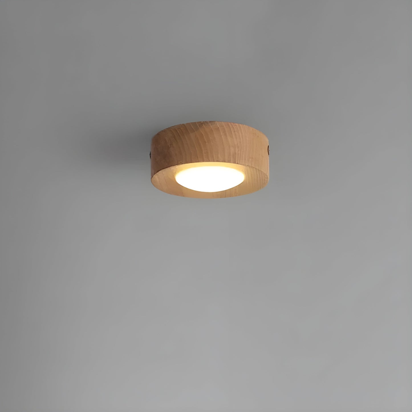 WalnutLume Light – Moderne LED-Deckenleuchte aus Walnussholz
