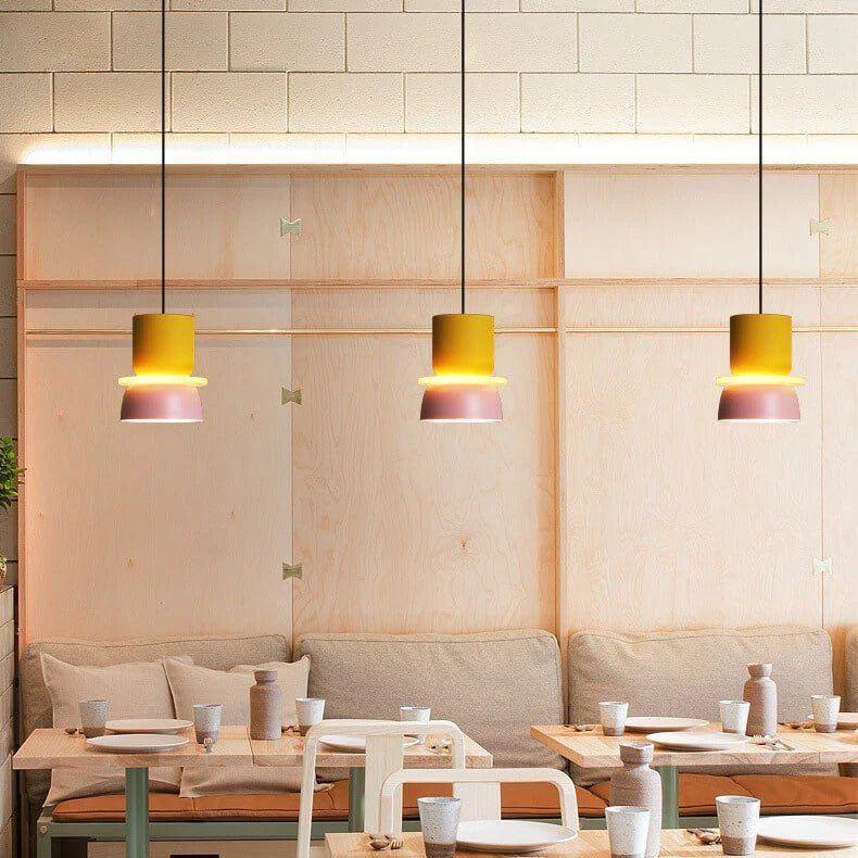 Farbenfrohe und Elegante Macaron LED-Hängeleuchte
