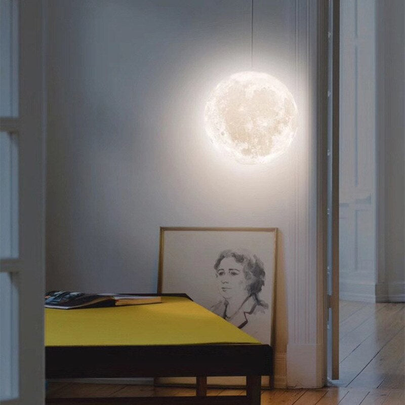 3D-Mond Pendelleuchte