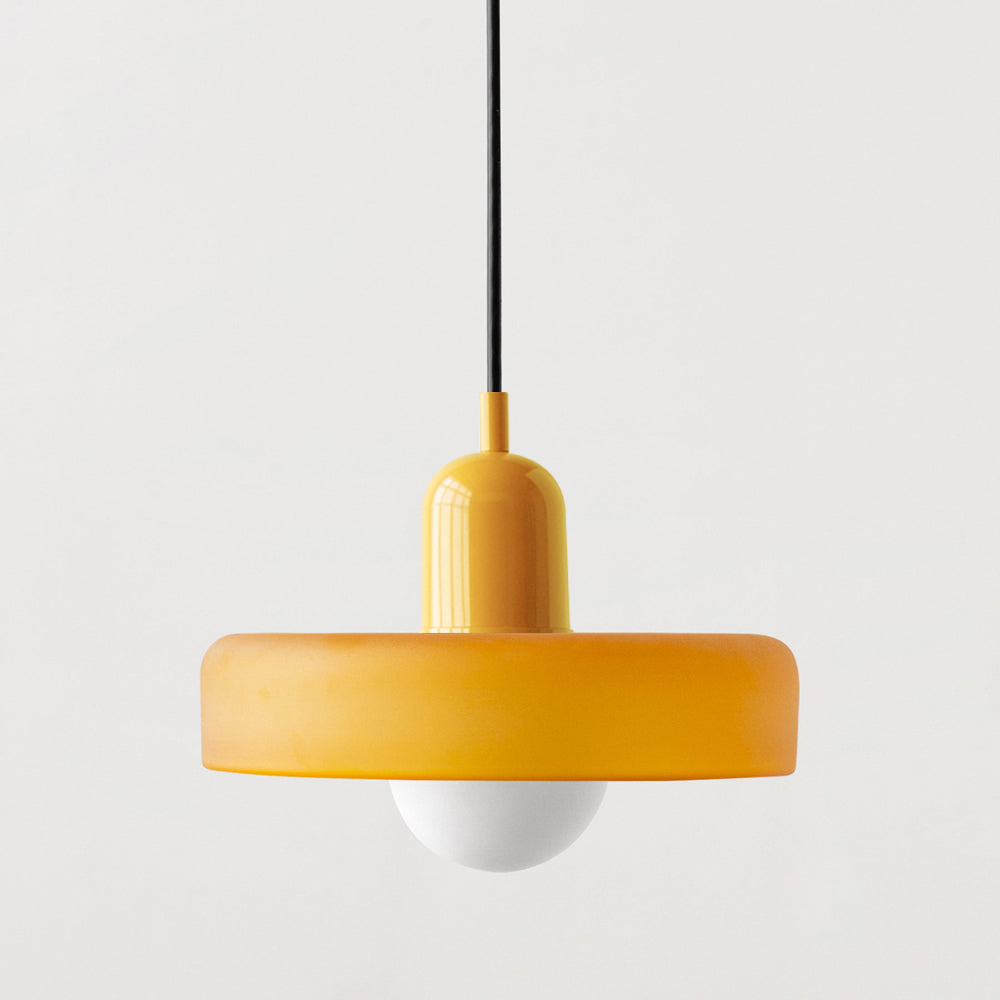 Modern glass pendant light dining room | Dimmable pendant lamp for living room