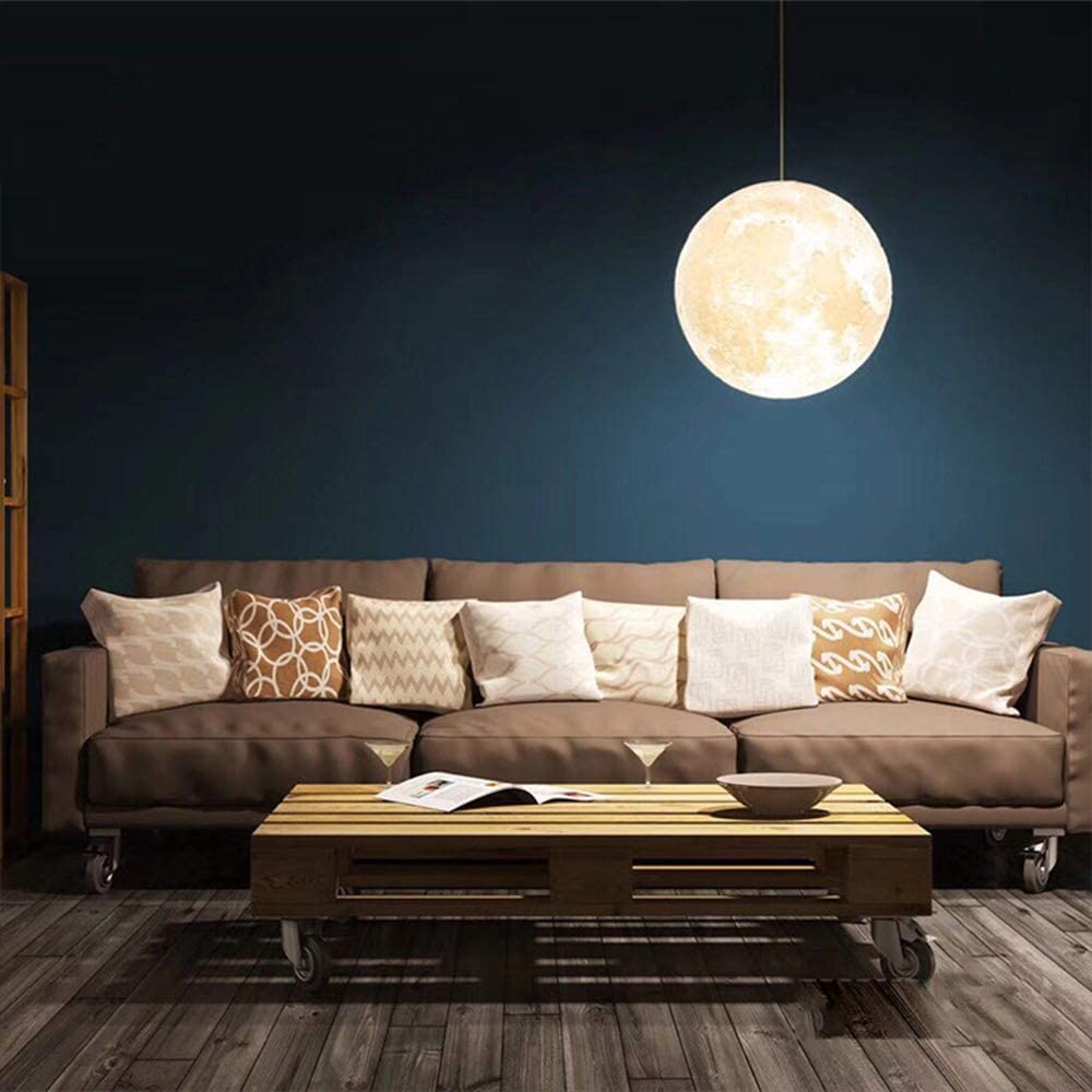 3D-Mond Pendelleuchte