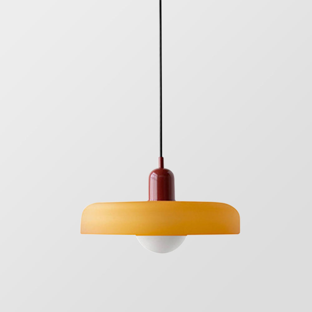 Modern glass pendant light dining room | Dimmable pendant lamp for living room