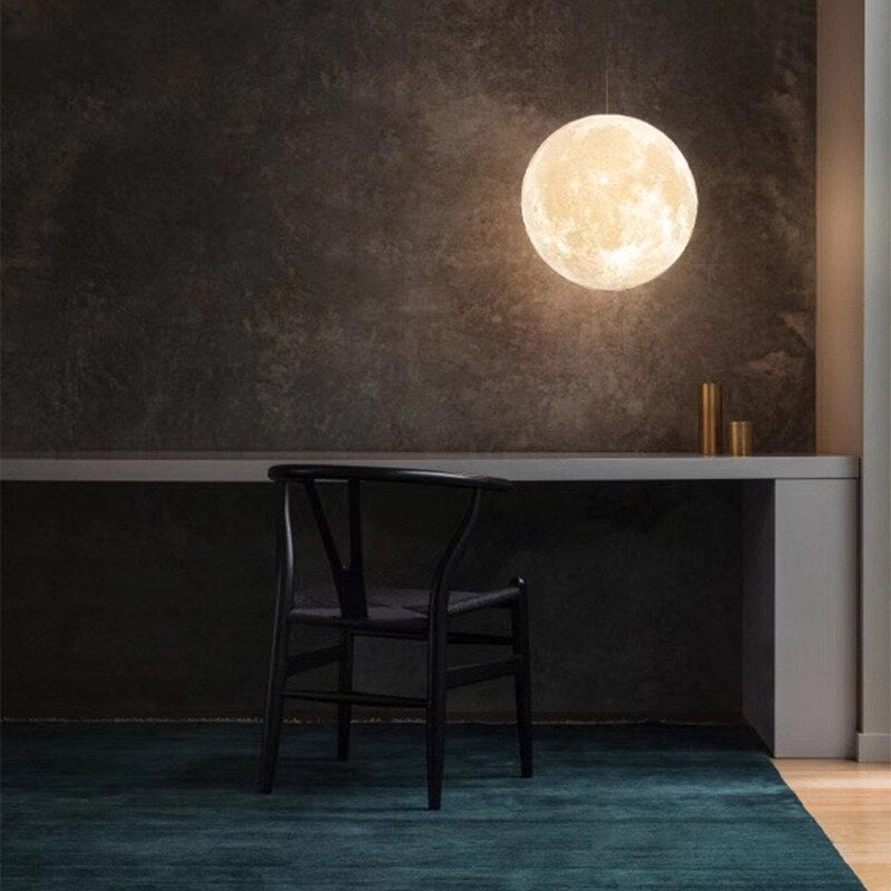 3D-Mond Pendelleuchte