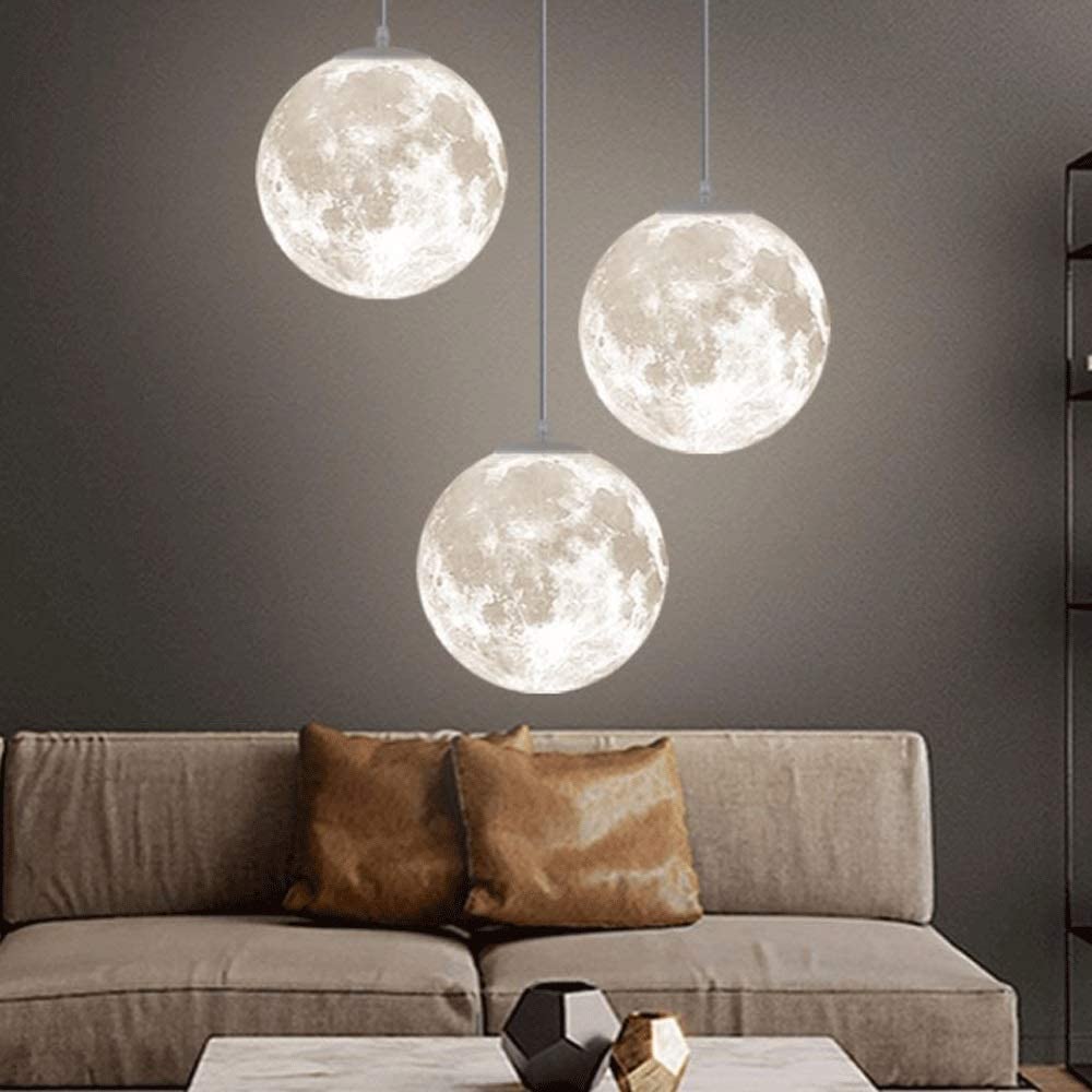 3D-Mond Pendelleuchte