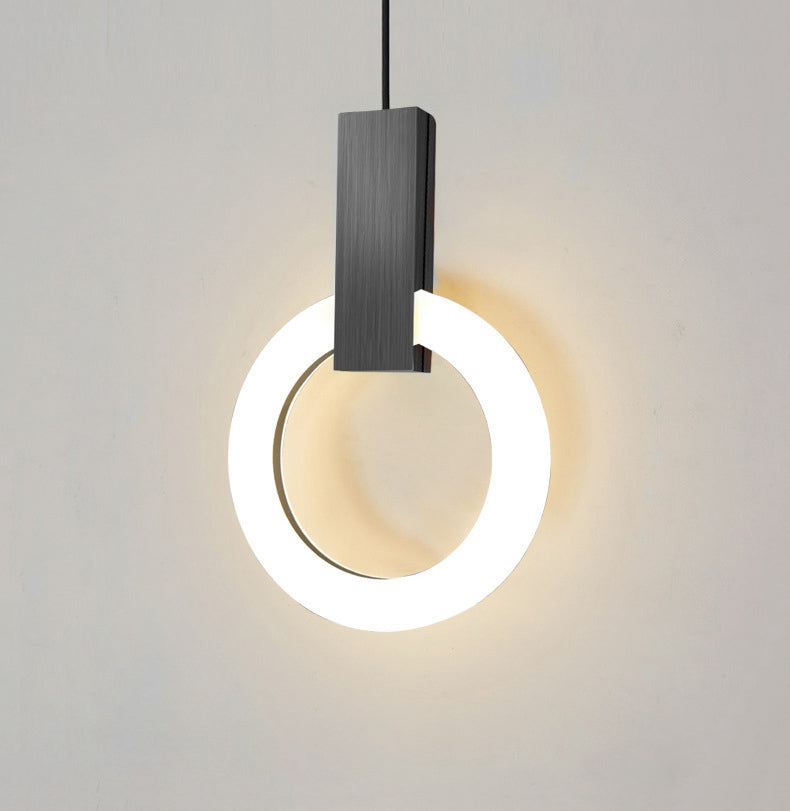 Moderne LED Ring Pendelleuchte – Goldene Hängelampe im minimalistischen Design für Esszimmer & Wohnzimmer