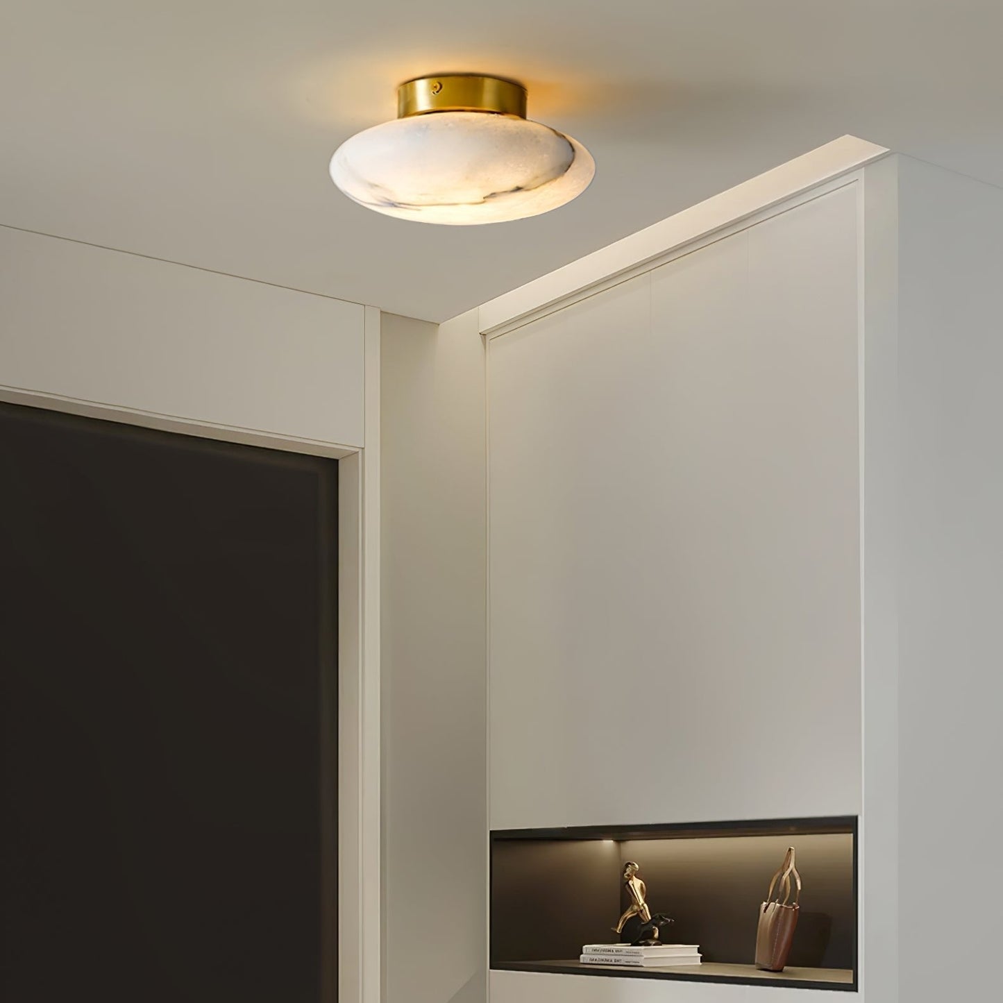 Alabaster Wandleuchte – Elegante Wandlampe für Hochwertige Innenbeleuchtung