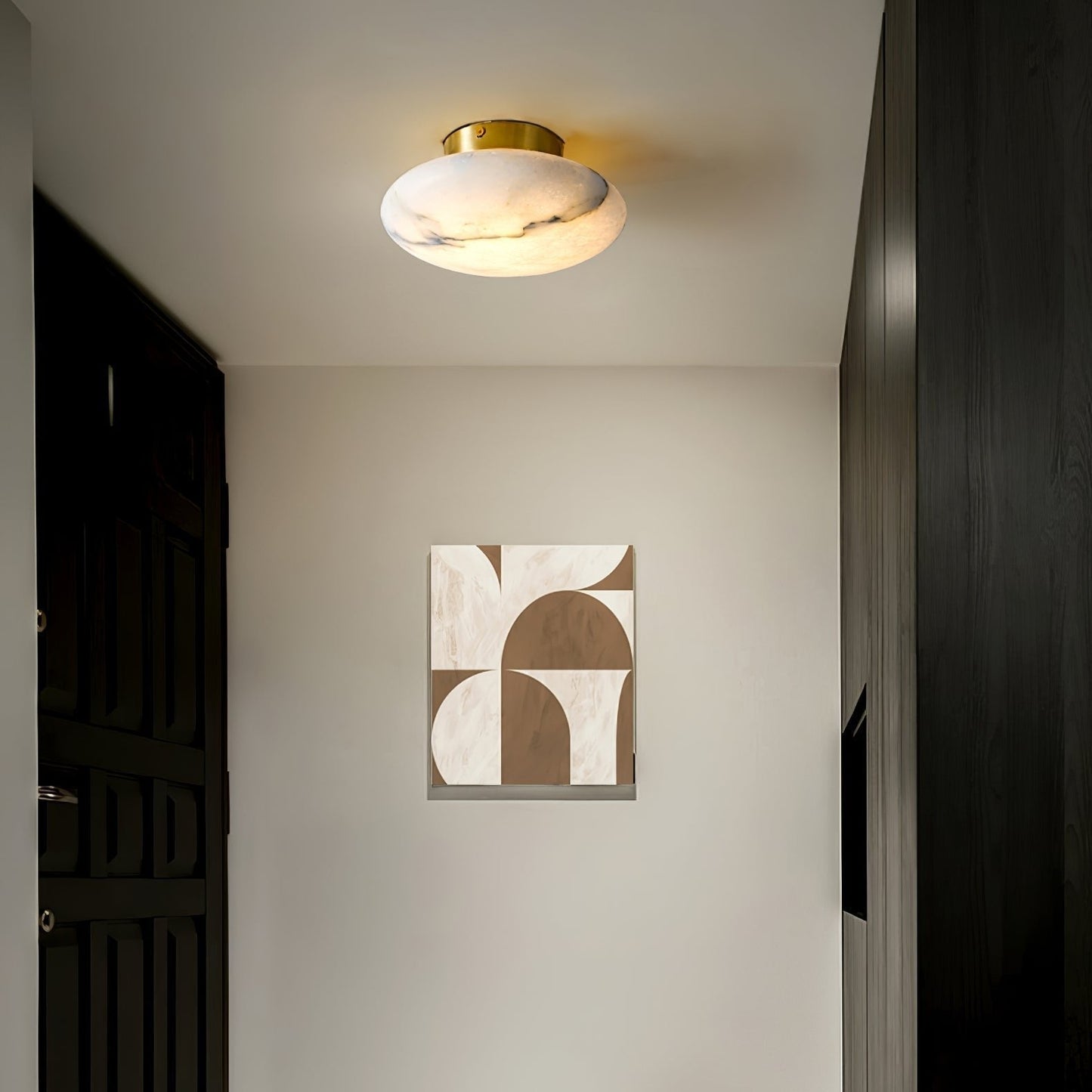 Alabaster Wandleuchte – Elegante Wandlampe für Hochwertige Innenbeleuchtung