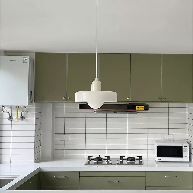 Modern glass pendant light dining room | Dimmable pendant lamp for living room