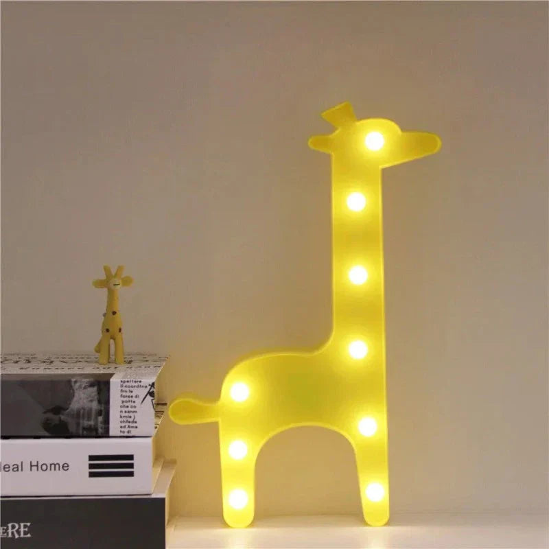 LED Tier Lampe Giraffe – Kinderzimmer Tischlampe Nachtlicht für Mädchen & Jungen