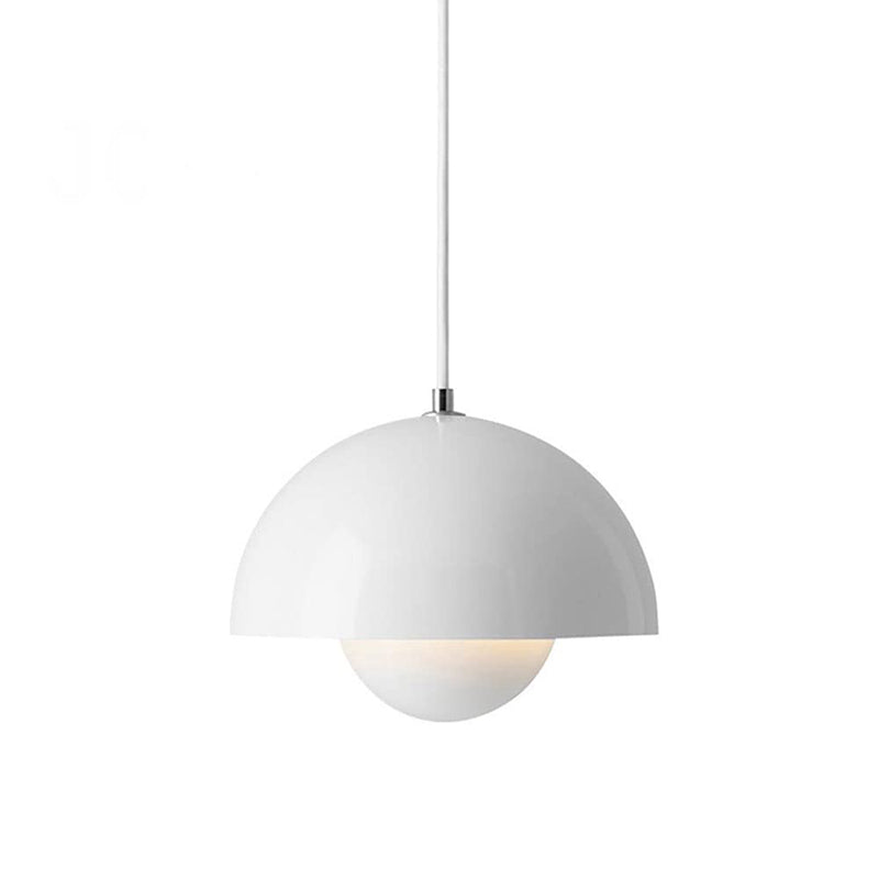 Elegant LED pendant lamp in flowerpot design – Adjustable & modern for bedrooms & living spaces