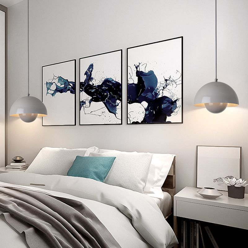 Elegant LED pendant lamp in flowerpot design – Adjustable & modern for bedrooms & living spaces