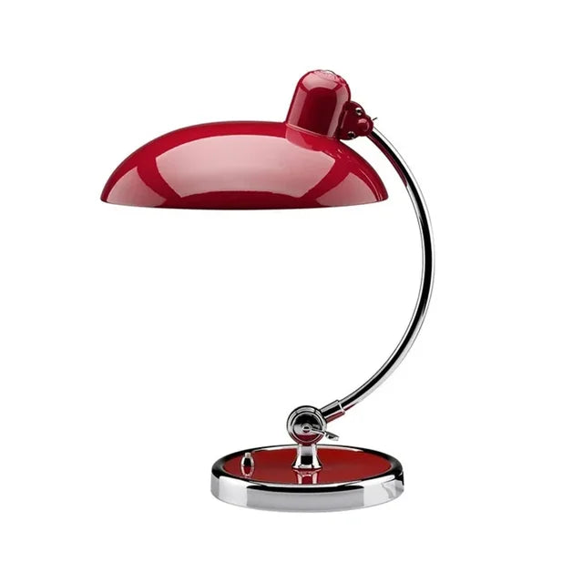 Dänische Tischlampe – Skandinavisches Design, Retro Metall Tischleuchte für Wohnzimmer und Büro