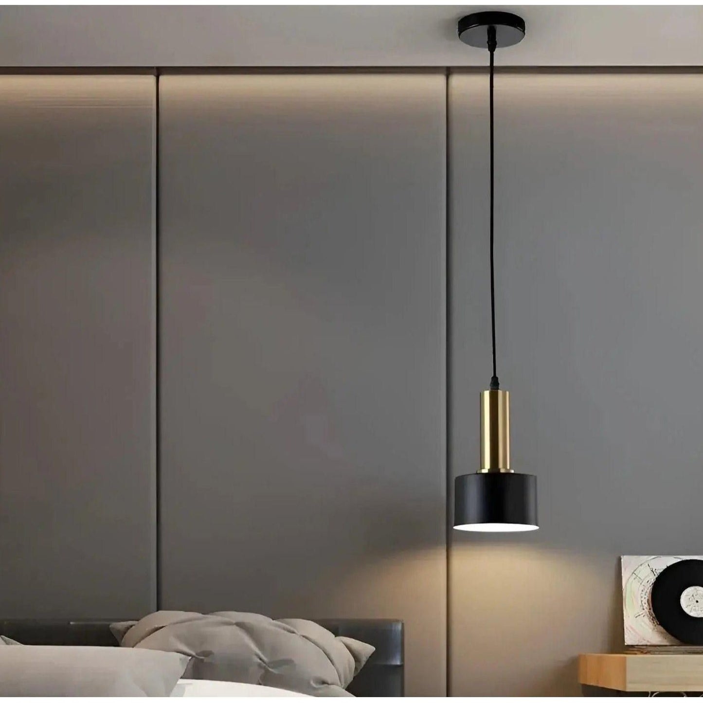 GoldGlow Lights - Nordic Gold Luxus Pendelleuchte LED