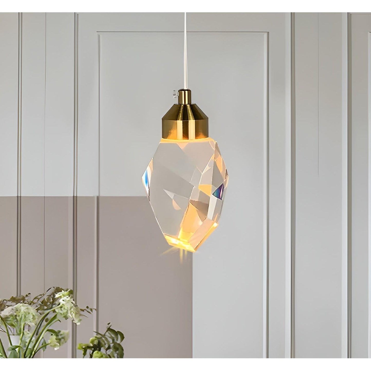 CrystalLux Light - Luxuriöse Kristall-LED-Pendelleuchte