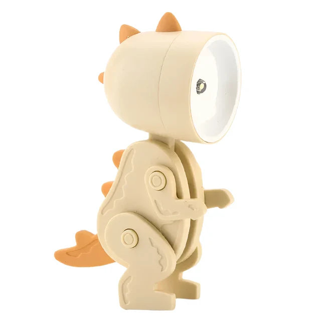 Niedliche Dinosaurier LED Tischlampen – Verstellbare Tierfiguren Nachtlichter für Kinder