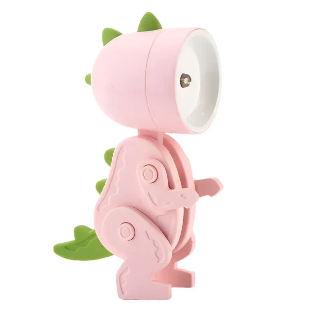 Niedliche Dinosaurier LED Tischlampen – Verstellbare Tierfiguren Nachtlichter für Kinder