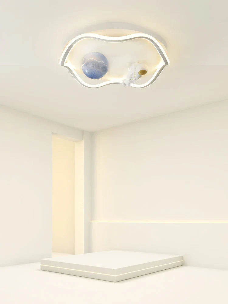Nordische LED Deckenleuchte mit Astronauten Design – Kinderzimmer Lampe für Jungen und Mädchen