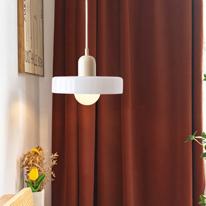Modern glass pendant light dining room | Dimmable pendant lamp for living room