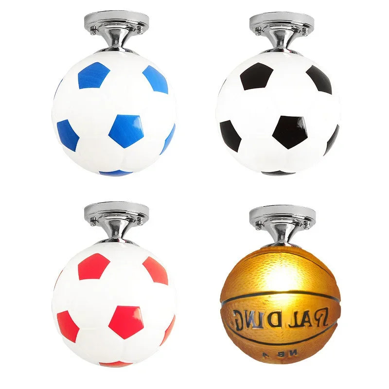 LED Deckenleuchte im ball-Design - Kinderzimmer Lampe mit Glaskugel