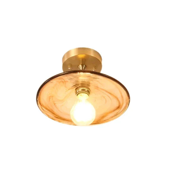 Nordic ceiling light with creative glass cup look – modern design for hallway and living room