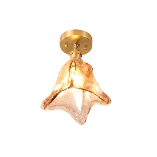 Nordic ceiling light with creative glass cup look – modern design for hallway and living room