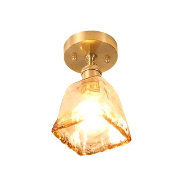 Nordic ceiling light with creative glass cup look – modern design for hallway and living room