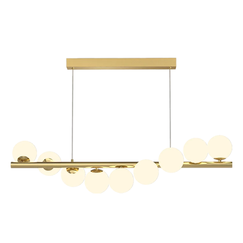 Modern pendant light made of glass – Contemporary ceiling lighting for dining room and living room