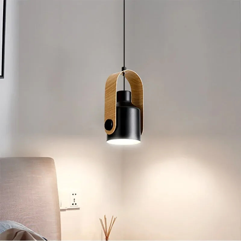 Nordische LED Hängelampe Dimmbar | Moderne Pendelleuchte für Wohnzimmer