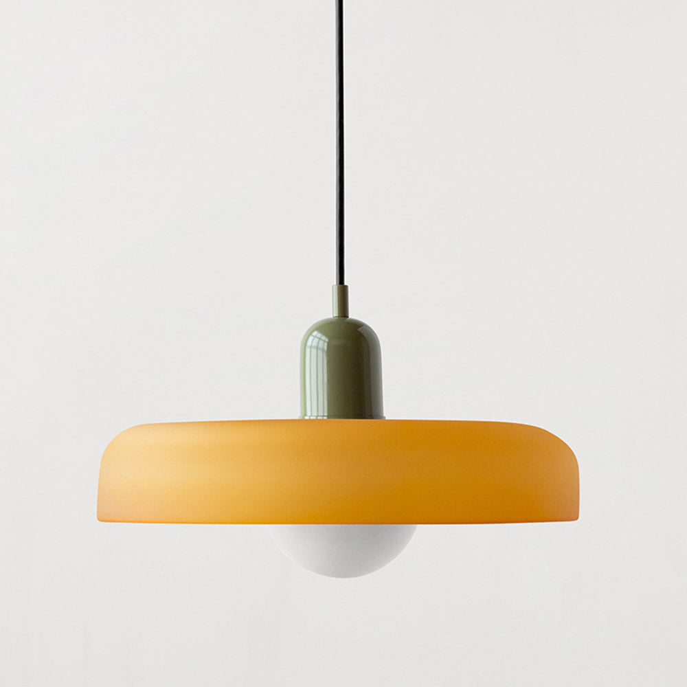 Modern glass pendant light dining room | Dimmable pendant lamp for living room