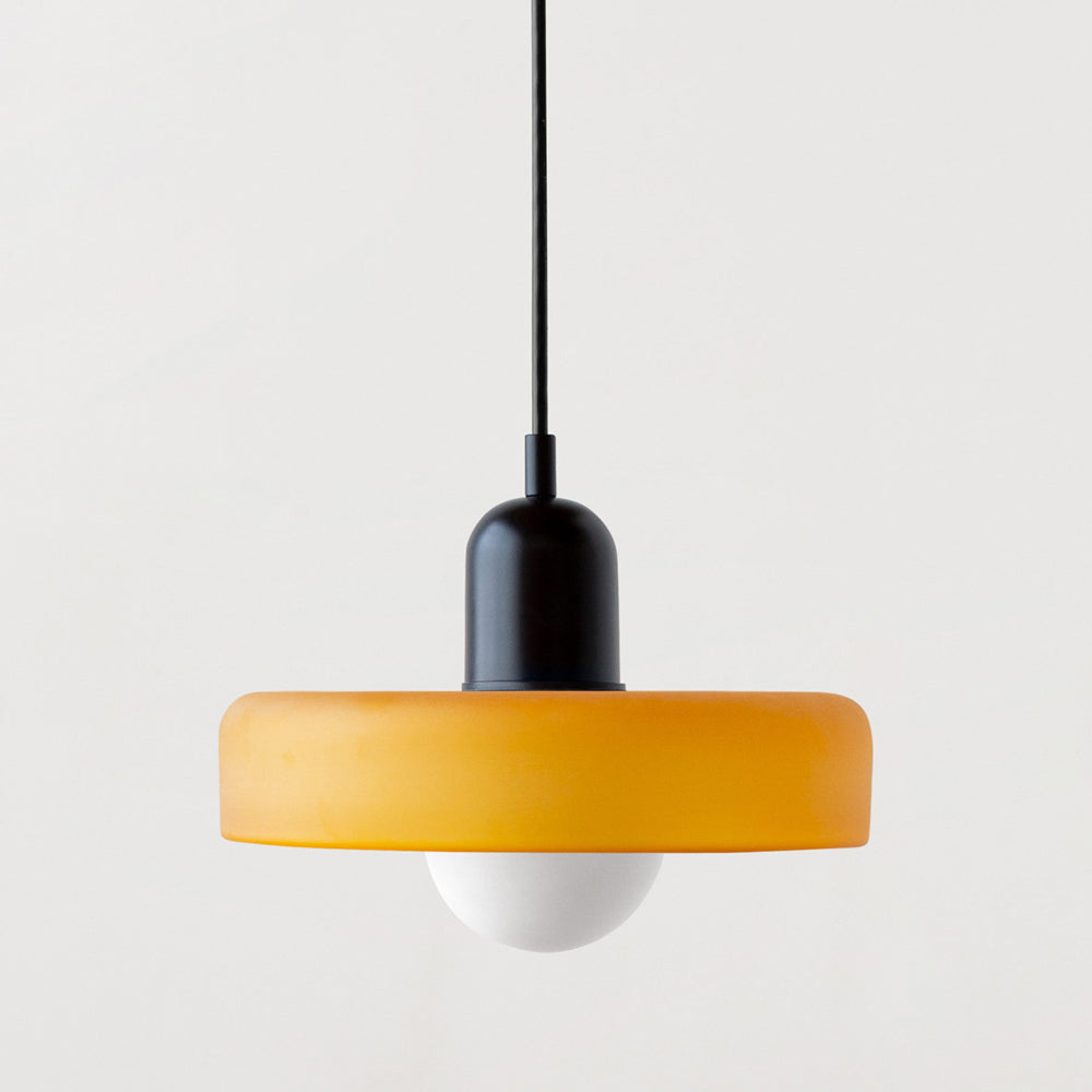 Modern glass pendant light dining room | Dimmable pendant lamp for living room