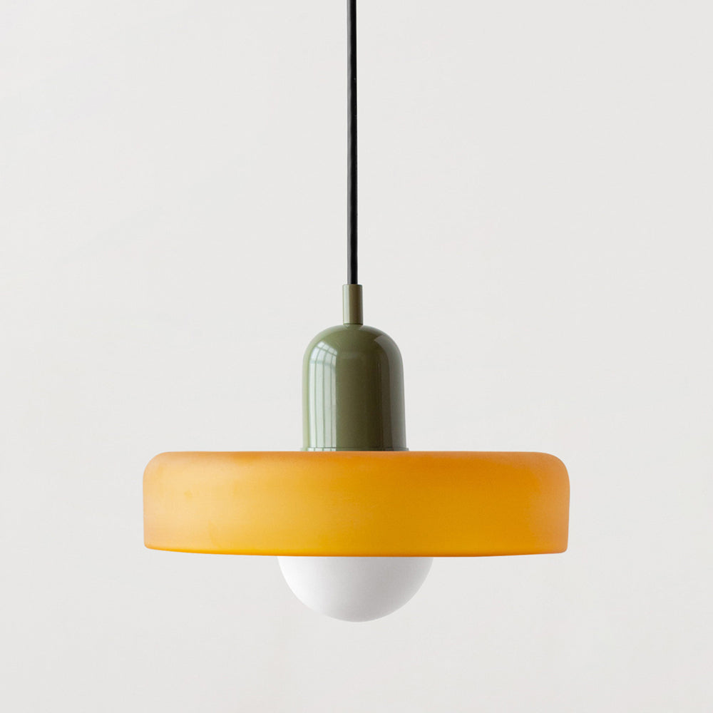 Modern glass pendant light dining room | Dimmable pendant lamp for living room
