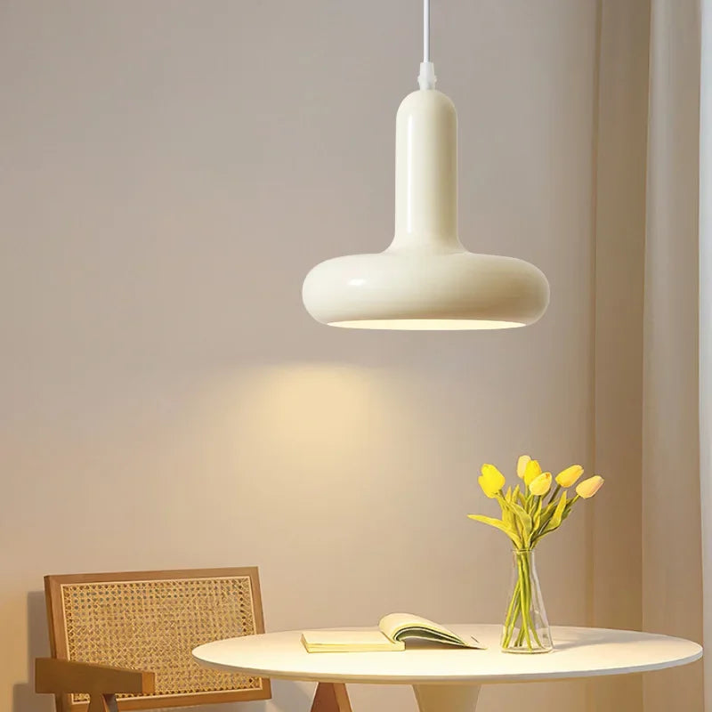 Moderner Bauhaus-Kronleuchter – Retro Hängelampe im nordischen Industrie-Stil für Eßzimmer, Bar & Schlafzimmer