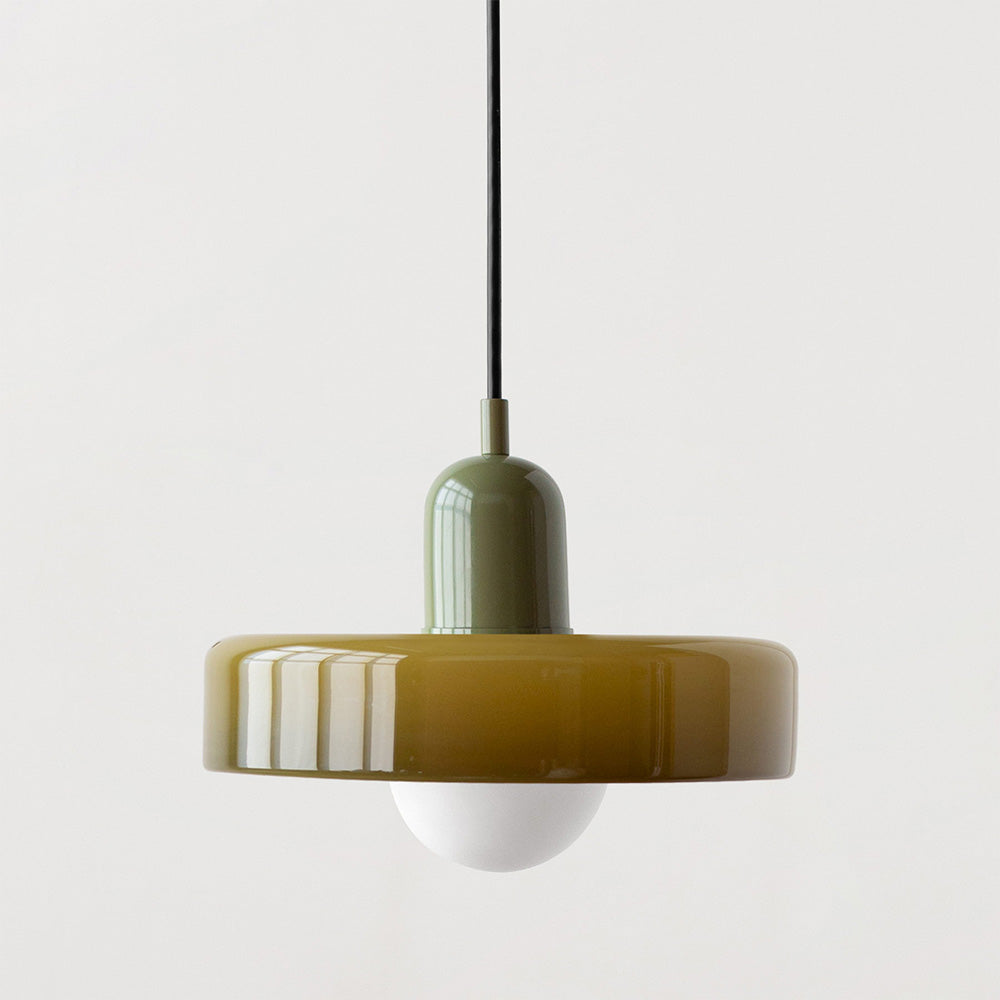 Modern glass pendant light dining room | Dimmable pendant lamp for living room