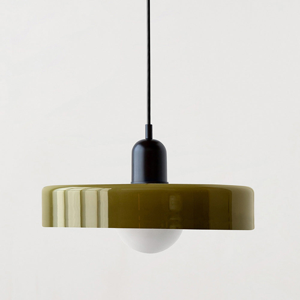 Modern glass pendant light dining room | Dimmable pendant lamp for living room