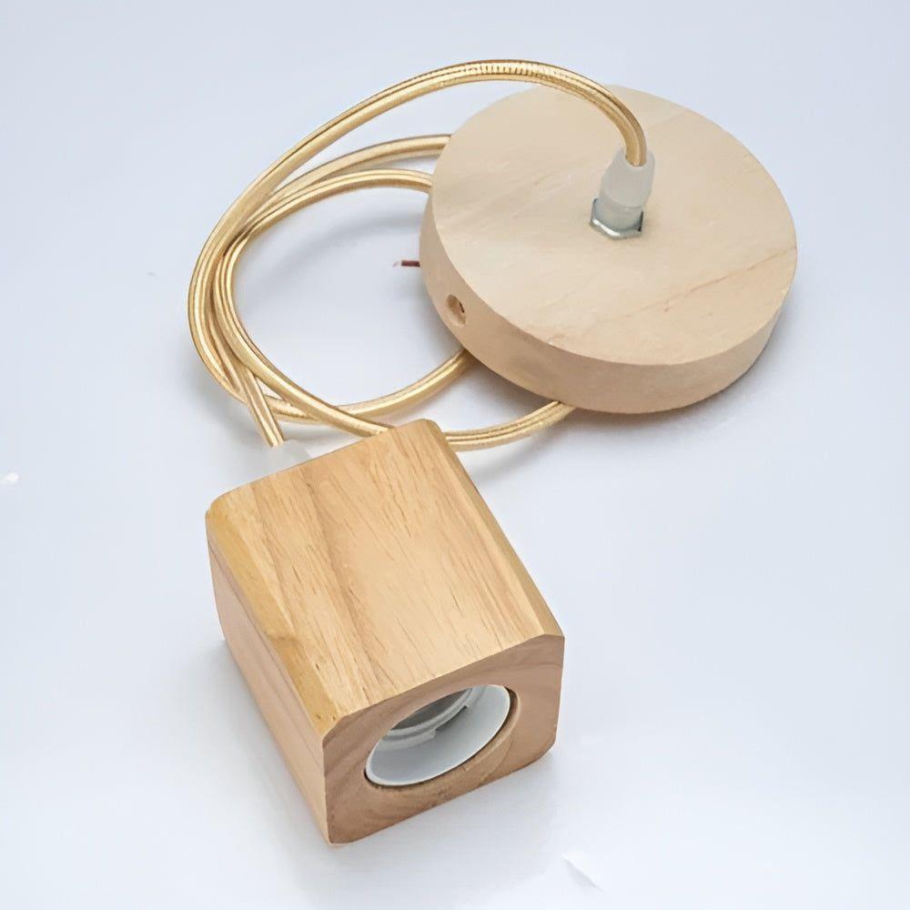 WoodGlow Light - Italienische Gewerbliche Holz Hängelampe