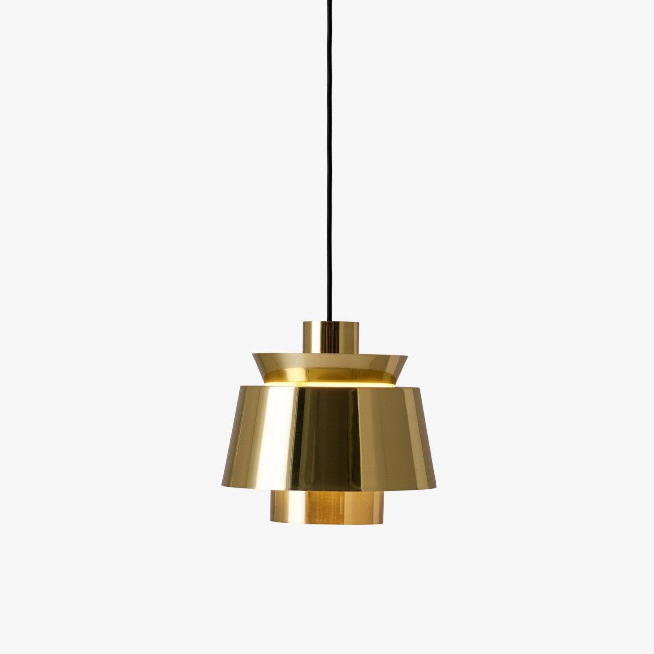 Moderne Pendelleuchte in Gold – Retro-Design Metalllampe, E27 Fassung, für Esszimmer & Wohnzimmer