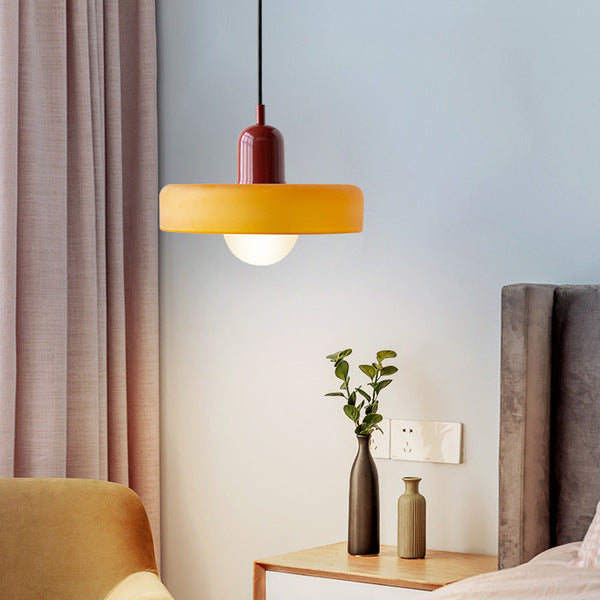 Modern glass pendant light dining room | Dimmable pendant lamp for living room