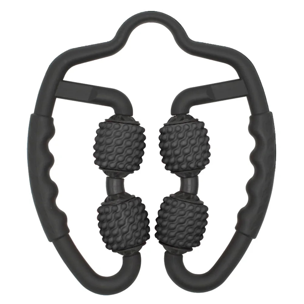 Massagering mit 4 3D-Rollen – Manuelles Massagegerät zur Cellulite-Reduktion & Hautstraffung