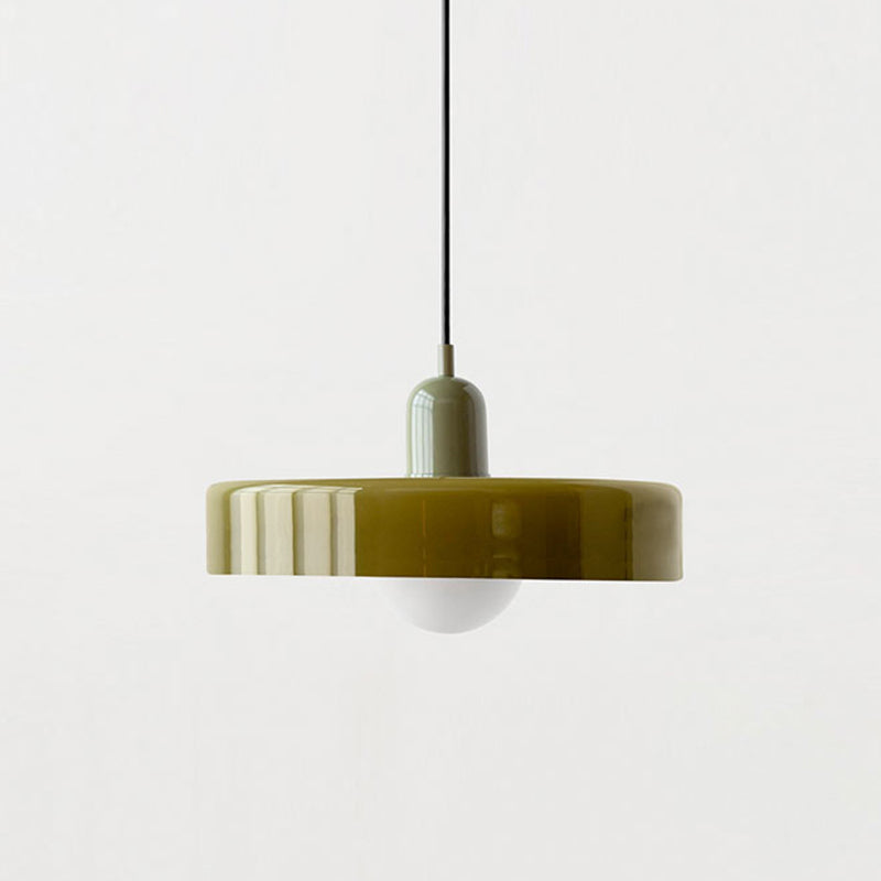 Modern glass pendant light dining room | Dimmable pendant lamp for living room