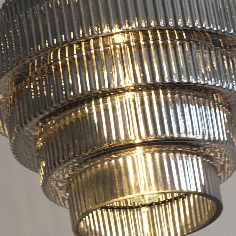 Vintage-Messing-Pendelleuchte in Flaschenform