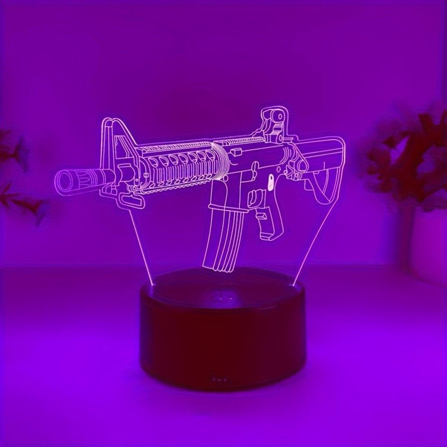 IlluGlow - 3D Geometrische LED Schreibtischlampe mit Touch-Steuerung