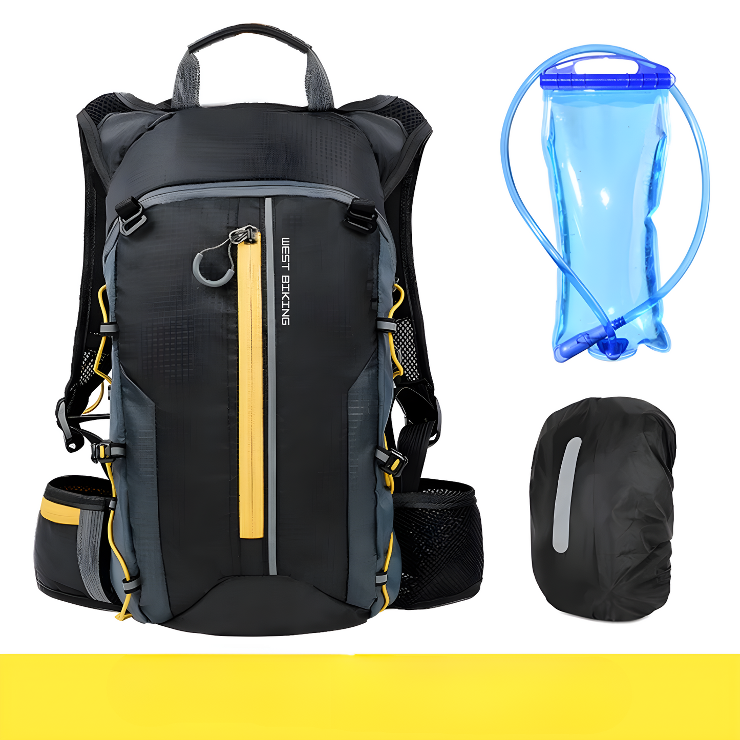 Multifunktionaler Trinkrucksack mit 10L Volumen & integriertem Hydrationssystem – Wasserdichter Outdoor-Rucksack für Radfahren, Wandern & Reisen