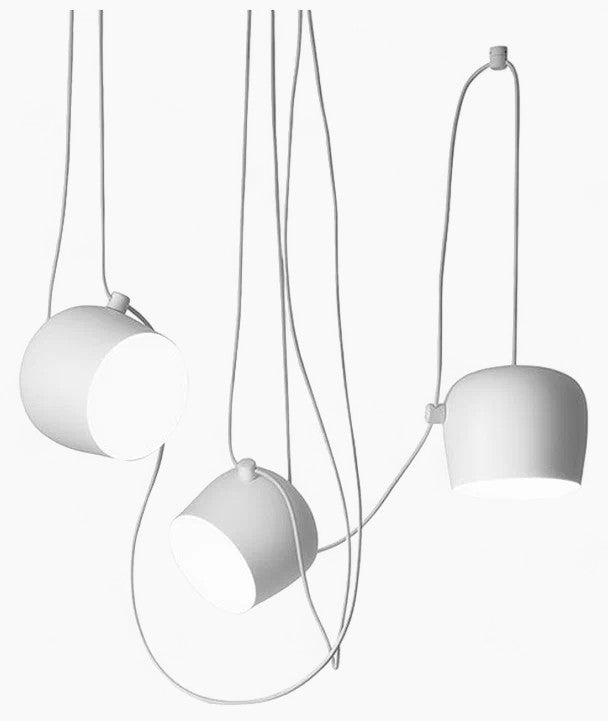 Modernes Eisendesign, E27-Sockel, LED-kompatibel, halb bündig montiert, Metallschirm oben/unten, 220-240V, 40W, CCC/CE-zertifiziert, schwarz/weiß