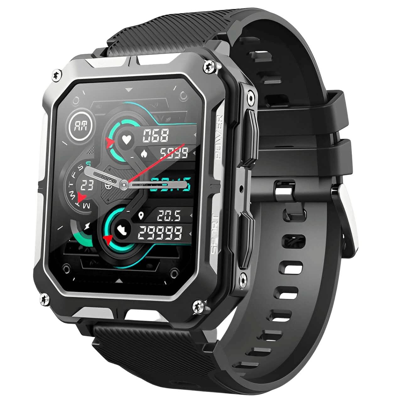 Indestructible Smartwatch ArmorTime – Militär‑grad, Gesundheits‑Tracker & Bluetooth‑Anrufe