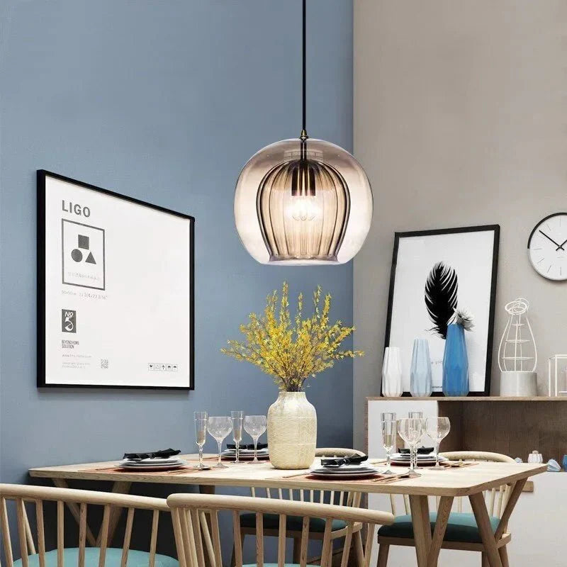LumiGlas – Elegant Glass Pendant Light