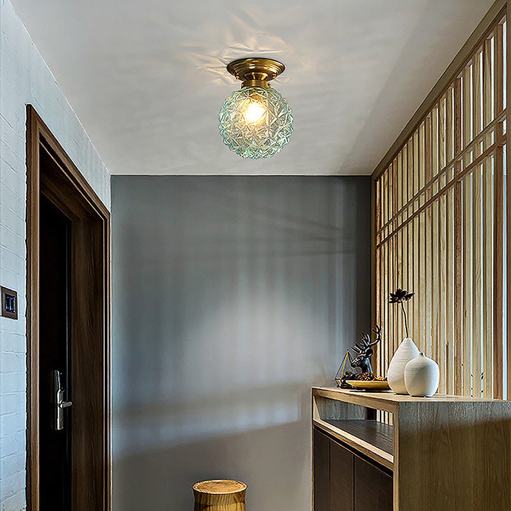 Elegante Glasball-Deckenlampe Deckenlampe für den Flur